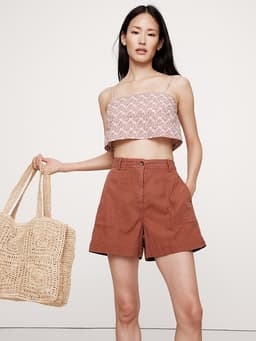 Banana Republic — Super-Soft Soma High-Rise 4" Short