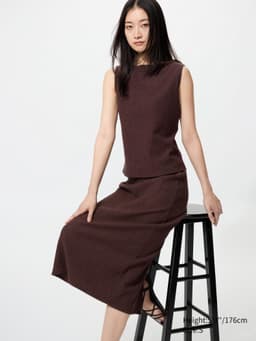 Uniqlo — Shirring Narrow Skirt