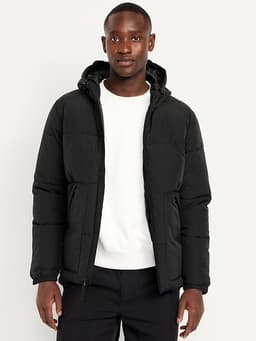 Old Navy — Frost-Free Water-Resistant Hooded Puffer Jacket