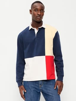 Old Navy — Color-Block Rugby Polo