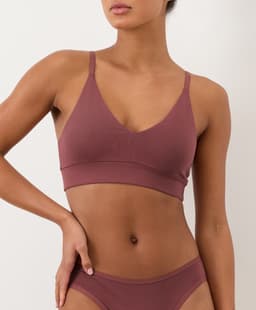 Pact — Everyday Classic T-Shirt Bra - Plum Wine