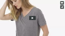 Bella+Canvas — Relaxed Jersey V-Neck Tee
