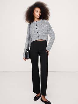 Banana Republic — Crop Flare Everywhere Ponte Pull-On Pant