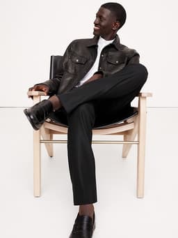 Banana Republic — Signature Italian Hopsack Suit Pant