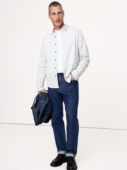 Banana Republic — Standard-Fit Lightweight Flannel Shirt