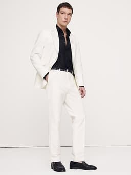 Banana Republic — Italian Cotton-Linen Suit Pant