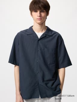 Uniqlo — Cotton Linen Shirt | Short Sleeve