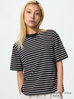 Uniqlo — AIRism Cotton T-Shirt | Striped