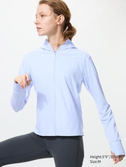 Uniqlo — Ultra Stretch AIRism Full-Zip Hoodie