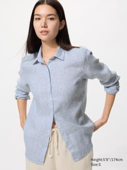 Uniqlo — Premium Linen Shirt | Striped