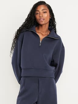 Old Navy — Bounce Fleece Half-Zip Pullover Sweatshirt
