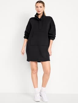 Old Navy — Bounce Fleece Oversized Snap-Front Tunic