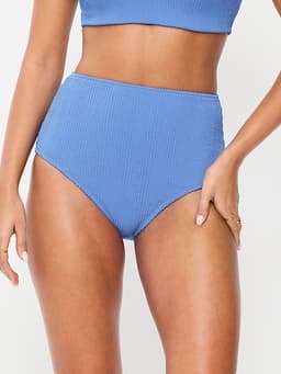 Old Navy — High-Waisted Ribbed Bikini Swim Bottoms