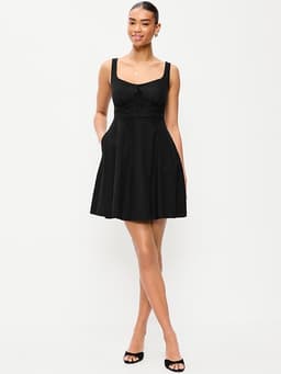 Old Navy β Fit & Flare Linen Mini Dress