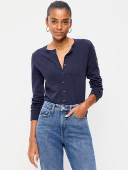 Old Navy — SoSoft Lite Cropped Pointelle Cardigan