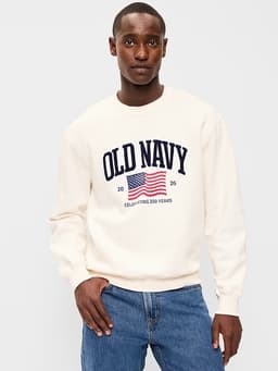 Old Navy — Loose Logo-Graphic Crew-Neck Sweatshirt