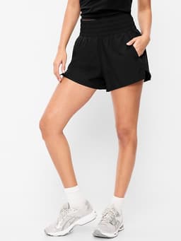 Old Navy — Extra High-Waisted Crinkle Run Shorts -- 3-inch inseam