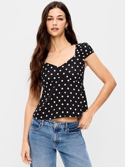 Old Navy — Fitted Cap-Sleeve Top