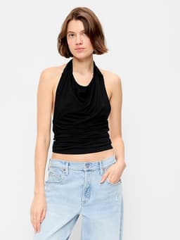 Old Navy — Cowl-Neck Halter Top