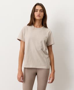 Pact — Soft-Slub Essential Crewneck Tee - Nickel Grey