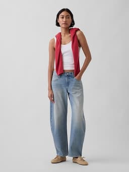 Gap — Low Rise Barrel Jeans