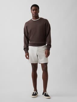 Gap — 7.5" Linen-Cotton Shorts