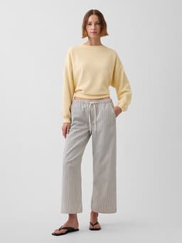 Gap — Low Rise '90s Loose Easy Crop Stripe Jeans